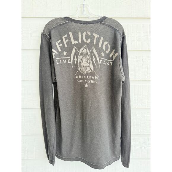 Affliction American Customs Reversible long sleeve "Freedom Defender" XL - Picture 4 of 9